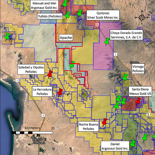Apache Map Detail | Mexico Mining Center