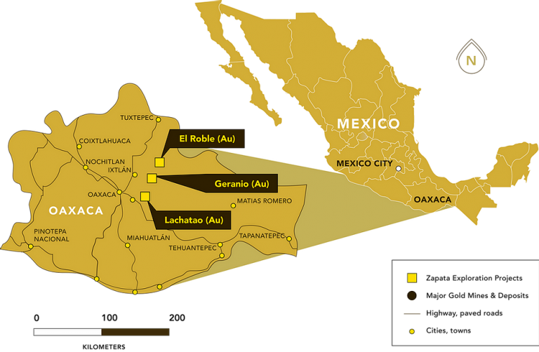 Geranio Regional Map